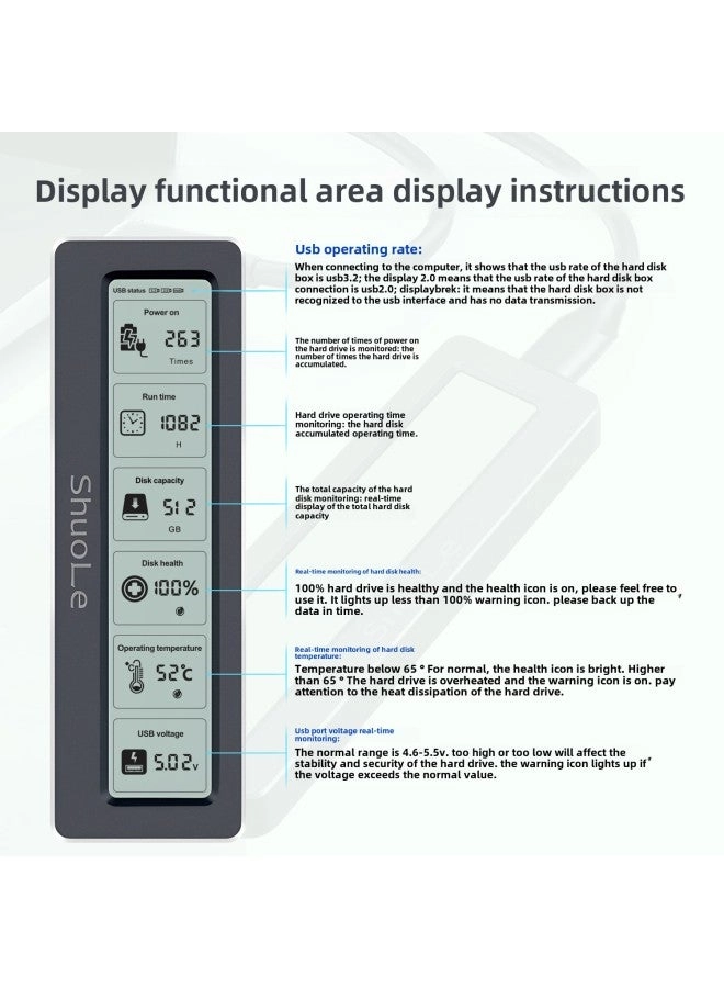 M.2 SSD Enclosure - NVMe SATA Dual Protocol 10Gbps USB-C/A