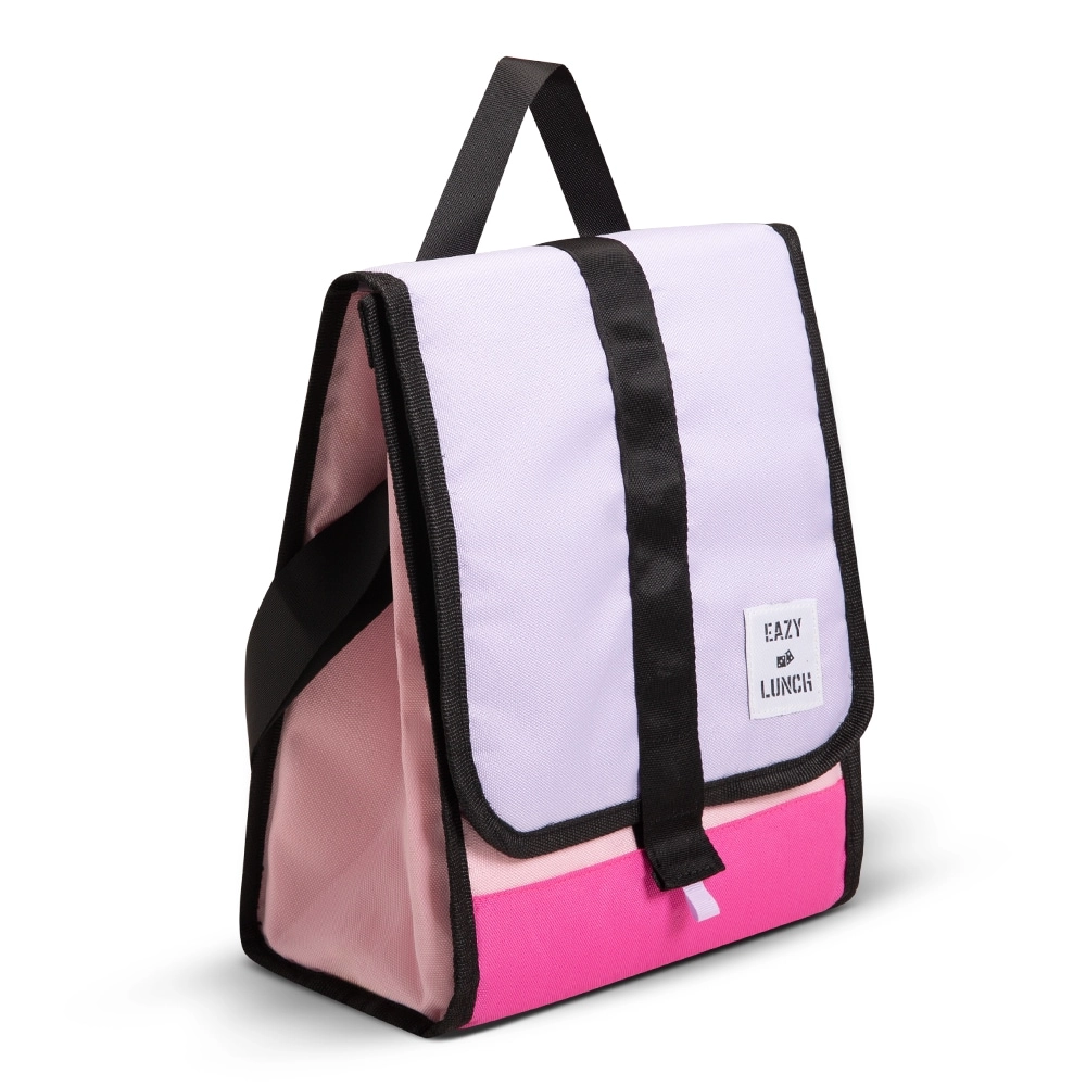 SAM BOX FZE Lunch Bag - Pink & Lavender