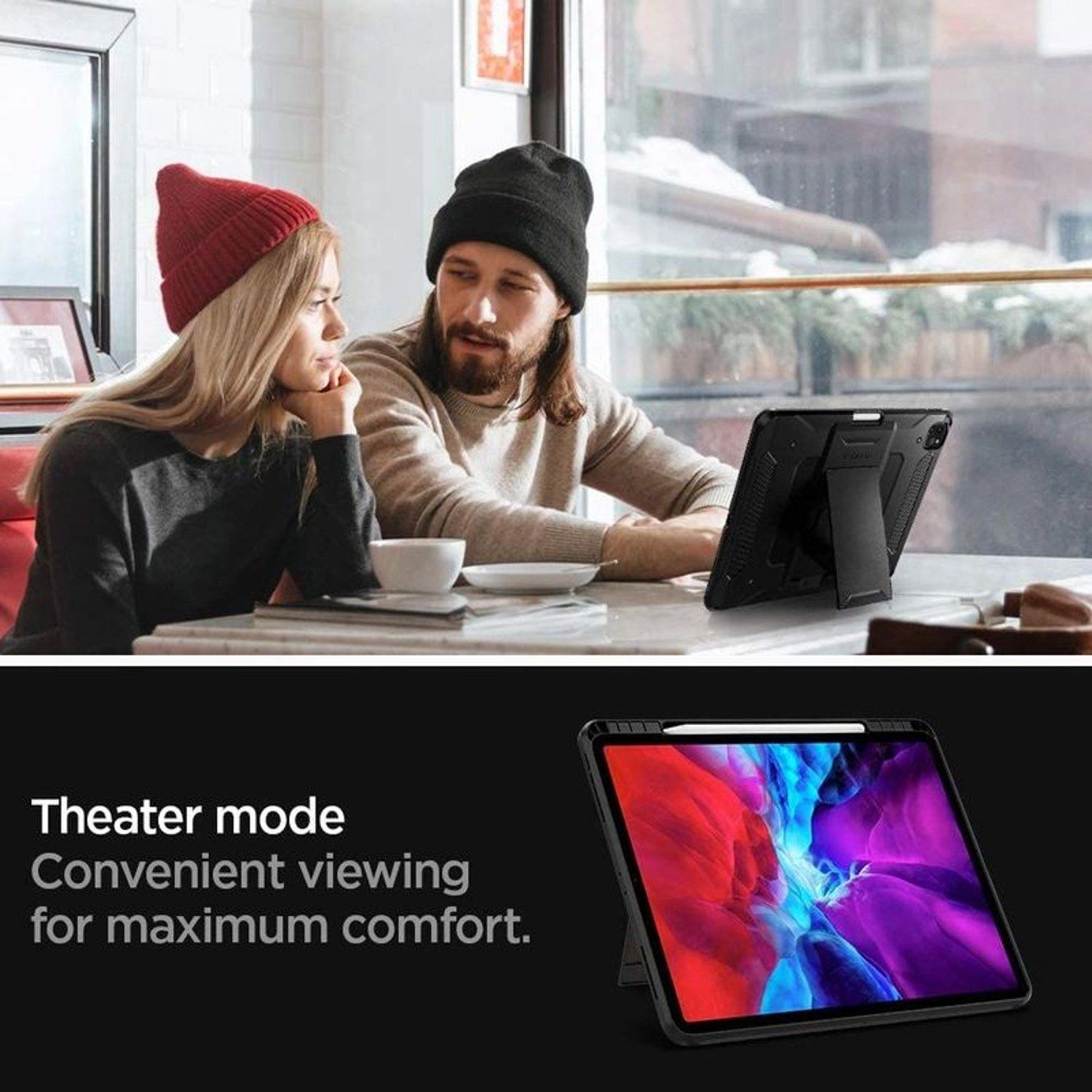 Spigen Tough Armor PRO Case with Pencil Holder for iPad Pro 11-inch (2021/2020/2018)