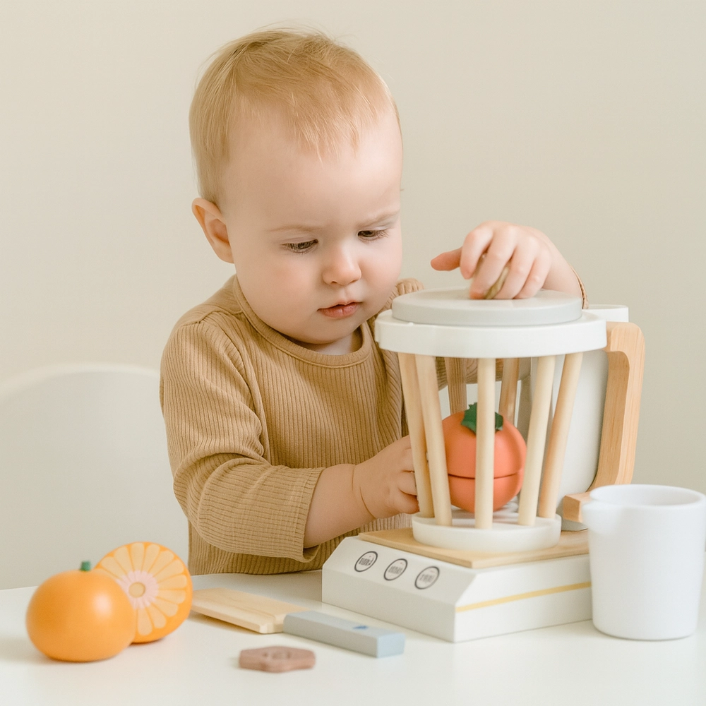 Kids Wooden Blender Set - 7 pcs (5551007-TC8155)