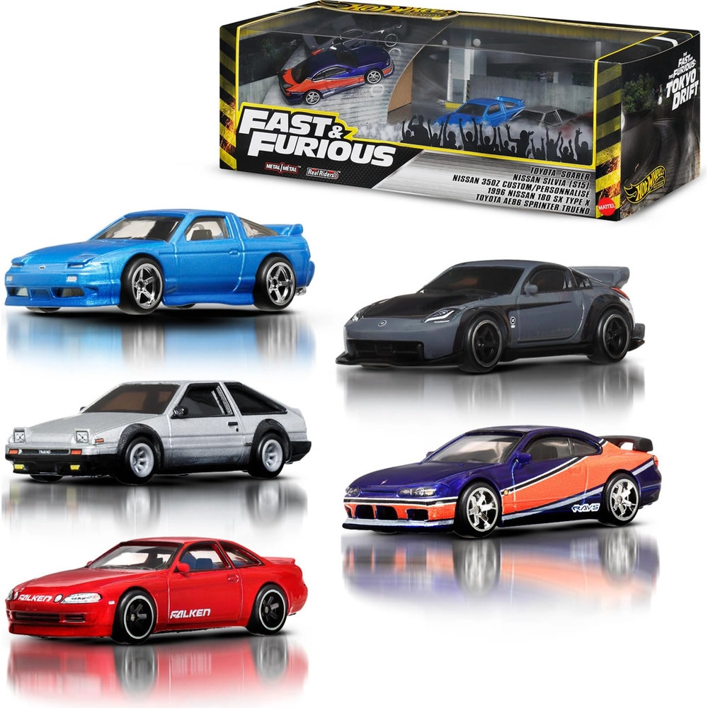 Hot Wheels Fast & Furious Tokyo Drift - 1:64 5 Pack