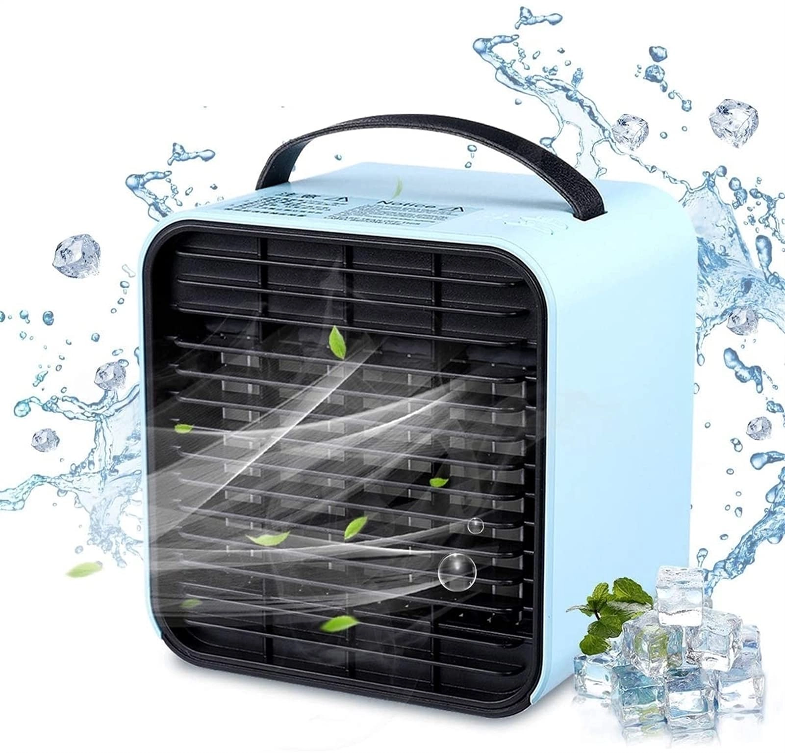 Mini Portable Air Conditioner - 7 Colors 2 Water Tanks USB