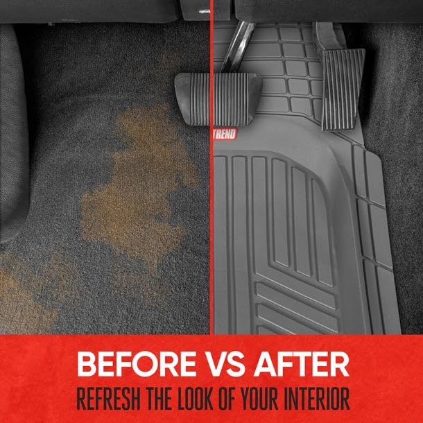 FlexToughXL Floor Mats - Gray All-Weather Heavy Duty
