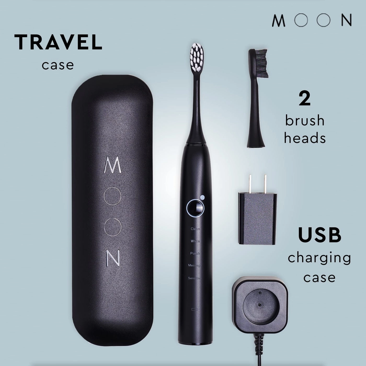 Sonic Electric Toothbrush - 5 Smart Modes Rechargeable Gold