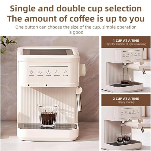 Multifunctional Electric Coffee Machine - 20Bar Steam Wand