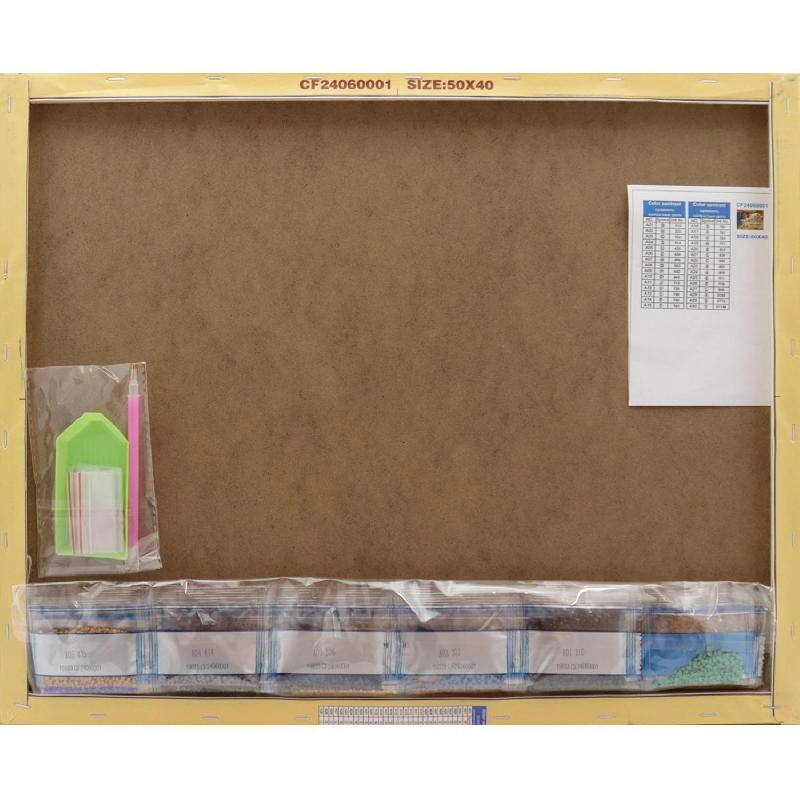 Deer Diamond Painting Kit - Deer 24 Packs Crystal Beads + Tools + Pattern