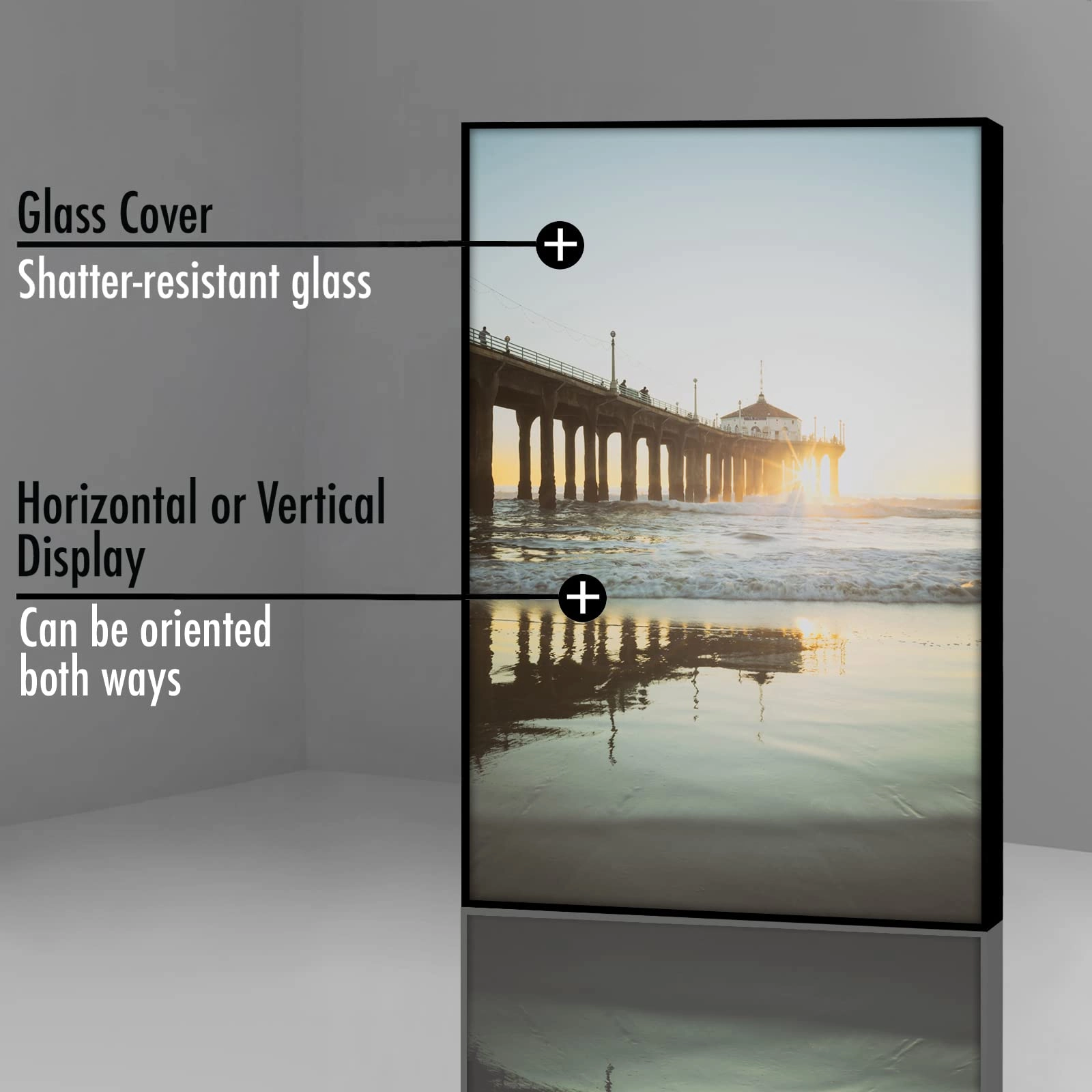 Front Loading Picture Frame - 4X6 Set