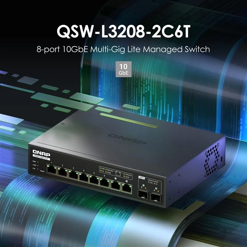 QSW-L3208-2C6T-US 8-ports