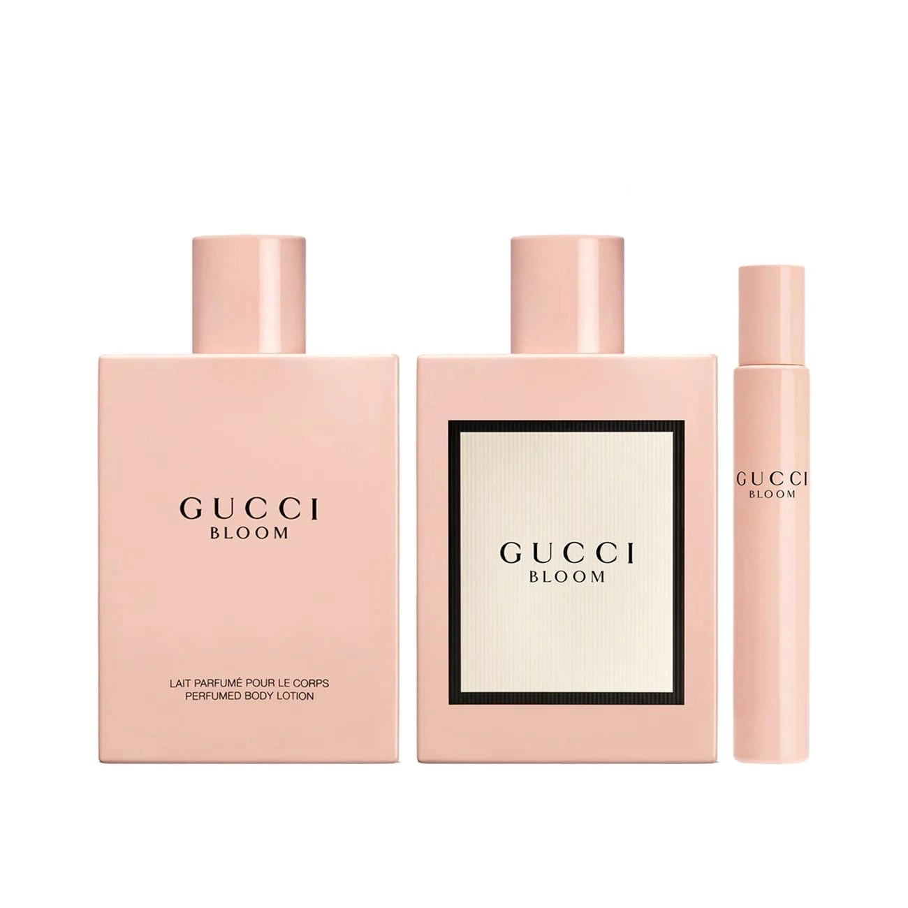 Gucci Bloom - Eau De Parfum Spray 3.4 Oz + Bloom - Perfumed Body Lotion 3.4 Oz + Bloom - Eau De Parfum Spray 0.33 Oz