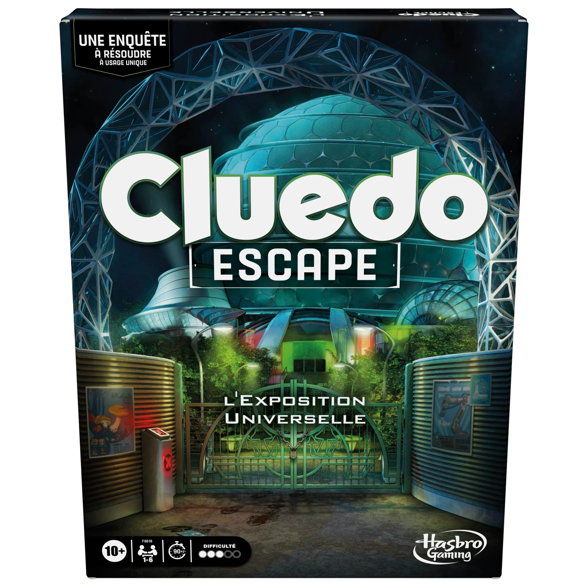 Hasbro Gaming Cluedo Escape: The Universal Exhibition (French)