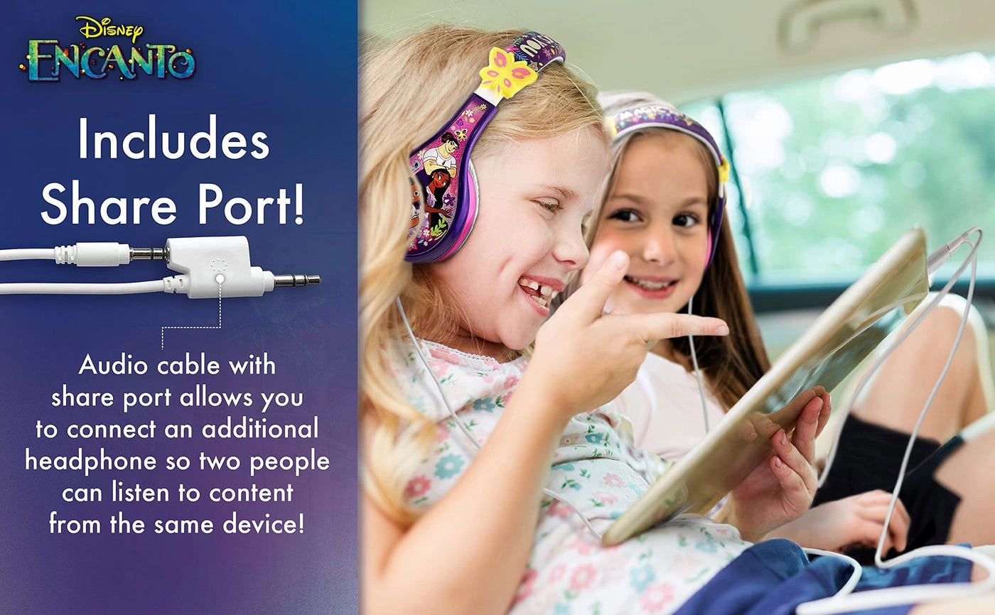 Disney Encanto Headphones Wired Headphone Bundle