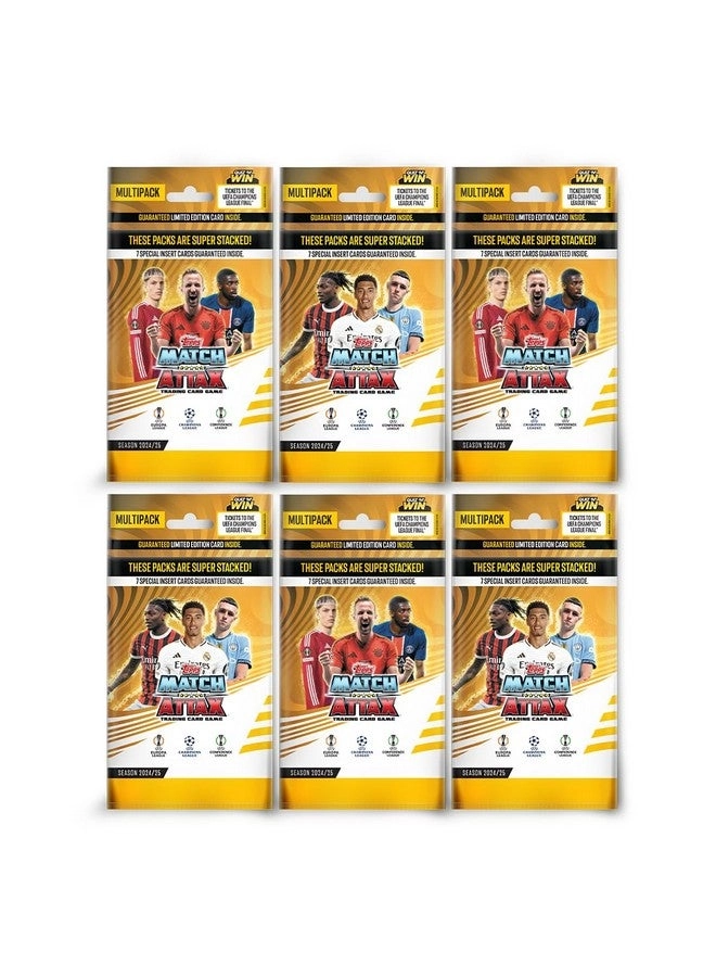 UEFA Champions League Match Attax - Multipack of 6pcs