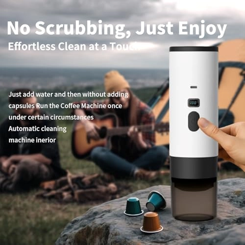 3 In 1 Portable Coffee Maker - coffee grounds NS capsules Dolce Gusto pods