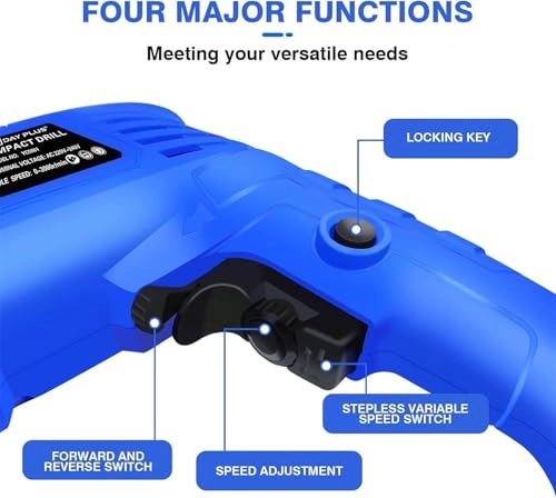 Hammer Drill - 850W 0-3000 RPM Variable Speed