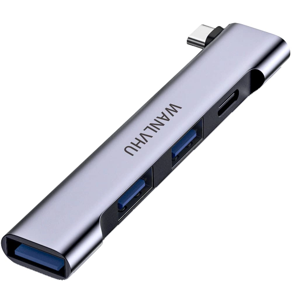 Wanlvhu USB C Hub - Portable Multiport Adapter Type-C Charging USB 3.0