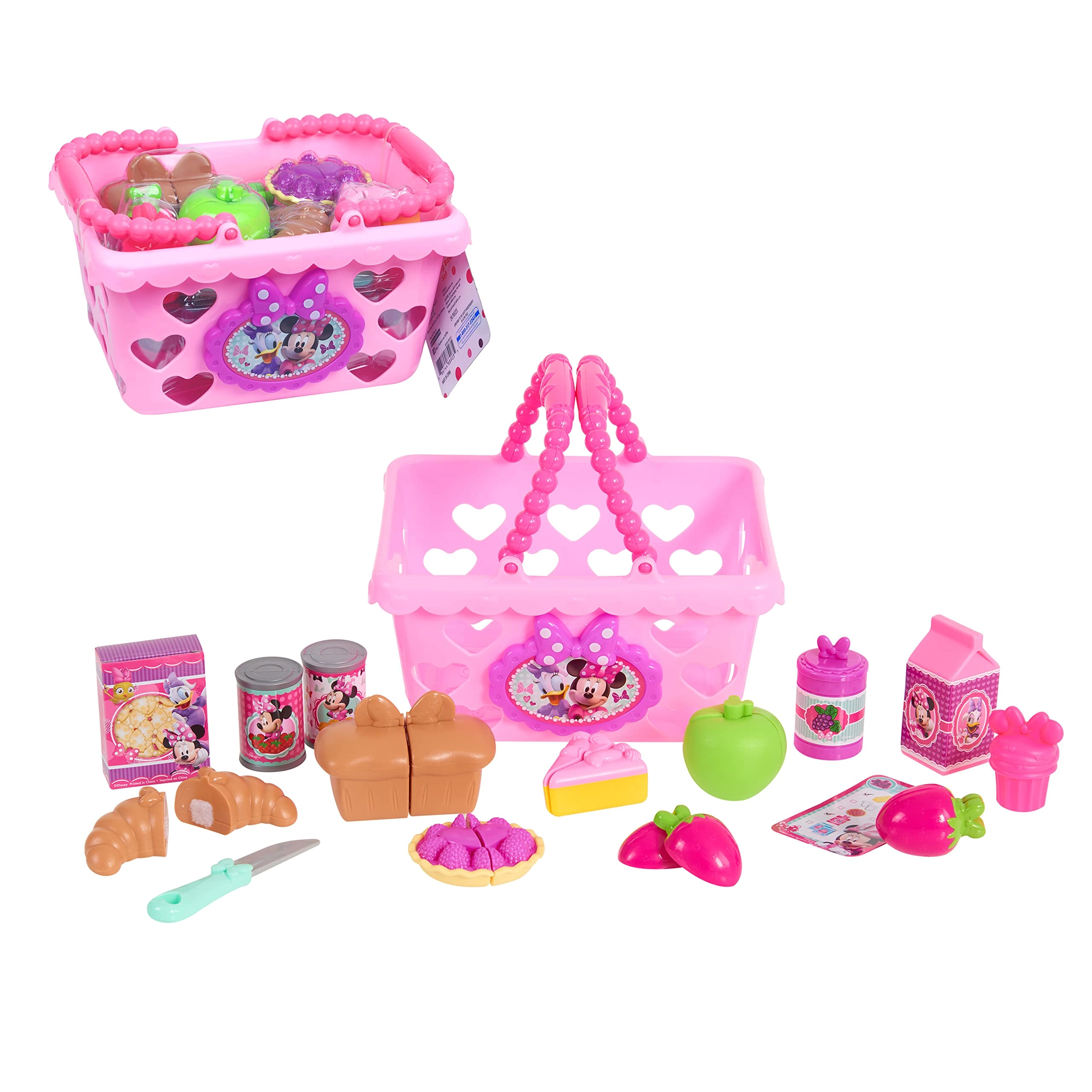 Just Play Bowtastic Shopping Basket Set - Pretend Food and Accessories Pretend Play