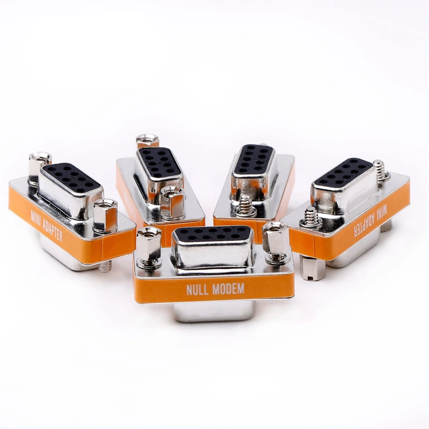 Arnorin DB9 Null Modem - Female to Female Serial Port Pack