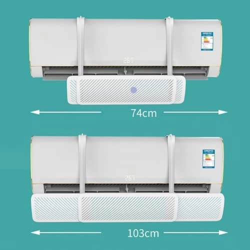 Universal Hollow Anti Direct Blowing Air Condition Wind Deflector - White 580 g