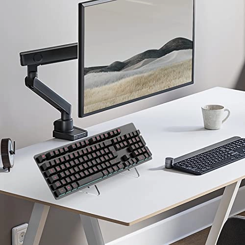 RUNJRX Keyboard Stands - 1-Tier Transparent