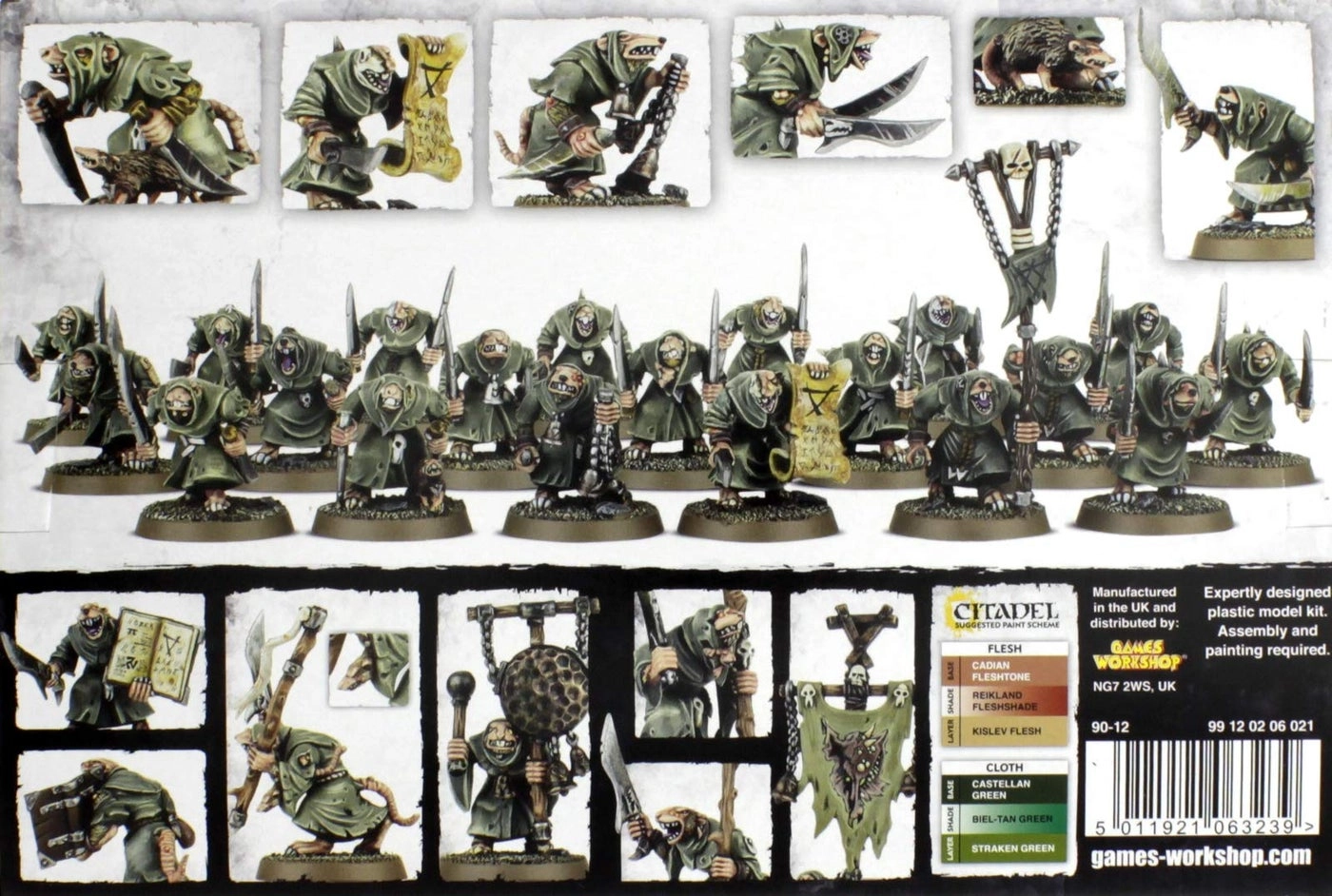 Pestilens Plague Monks - Warhammer 40K Age of Sigmar Skaven