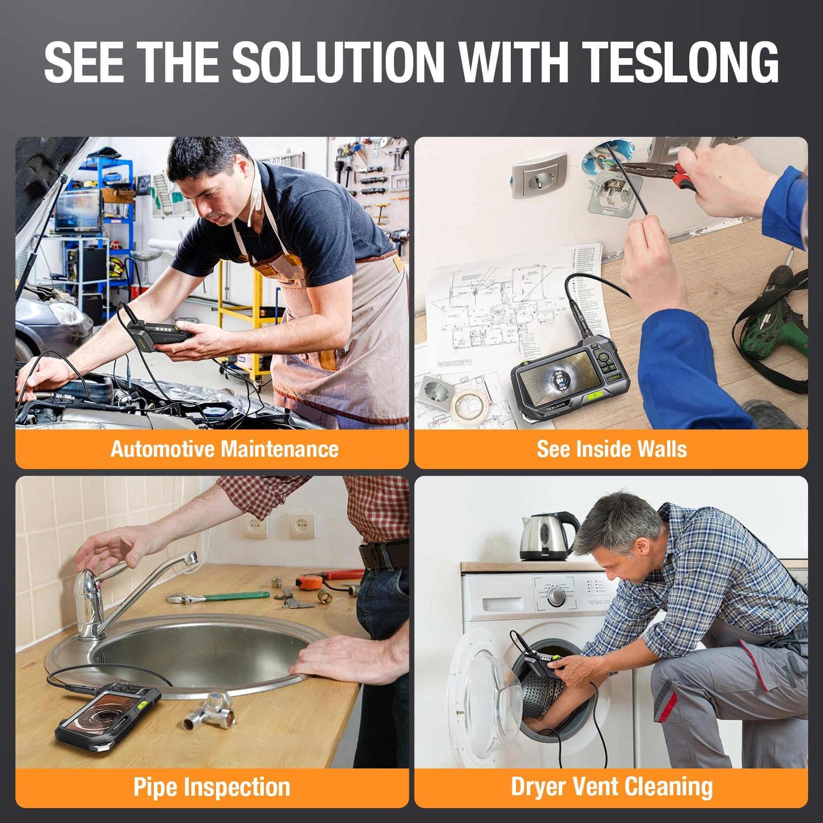 Endoscope Replacement Cable - 5.5mm/0.21inch 3.2Ft