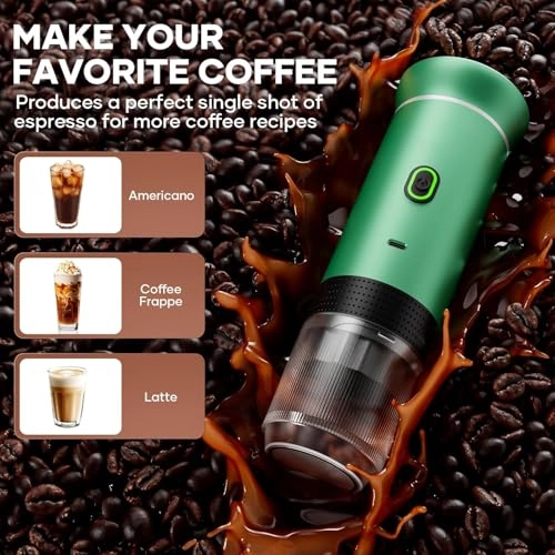 Portable Espresso maker - ground coffee NS capsules DG capsules