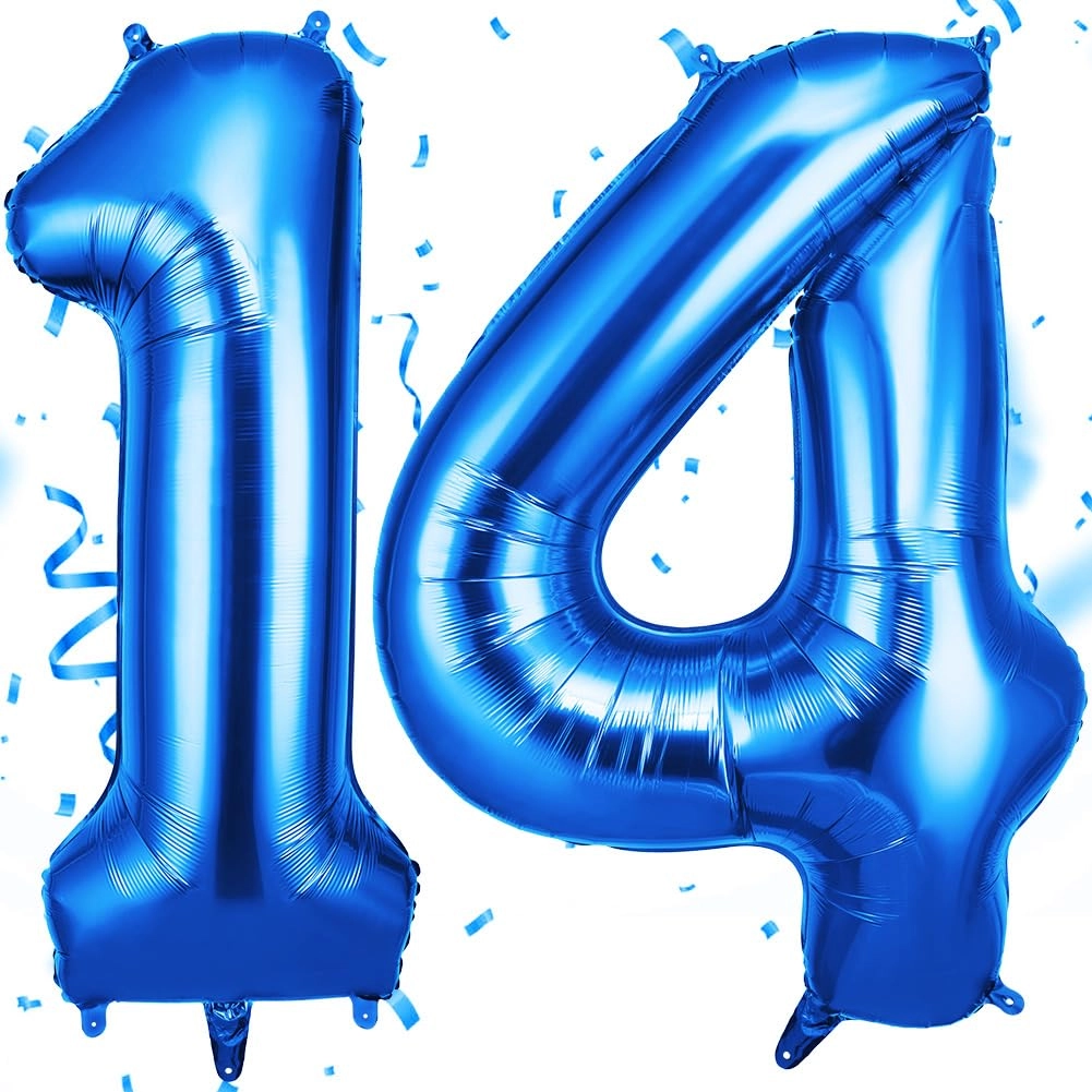 OFFCUP Number 14 Balloon - 2 Birthday, Wedding