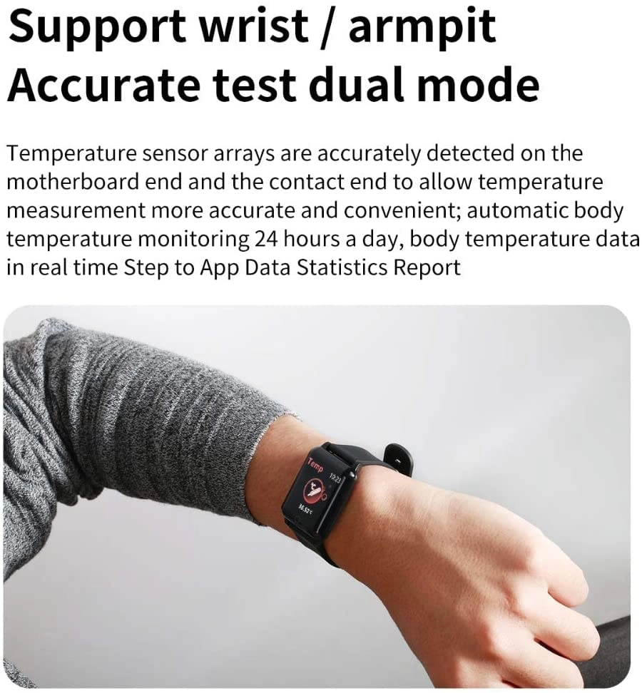 Smart Watch - 1.3 Inches SpO2 Heart Rate Monitor