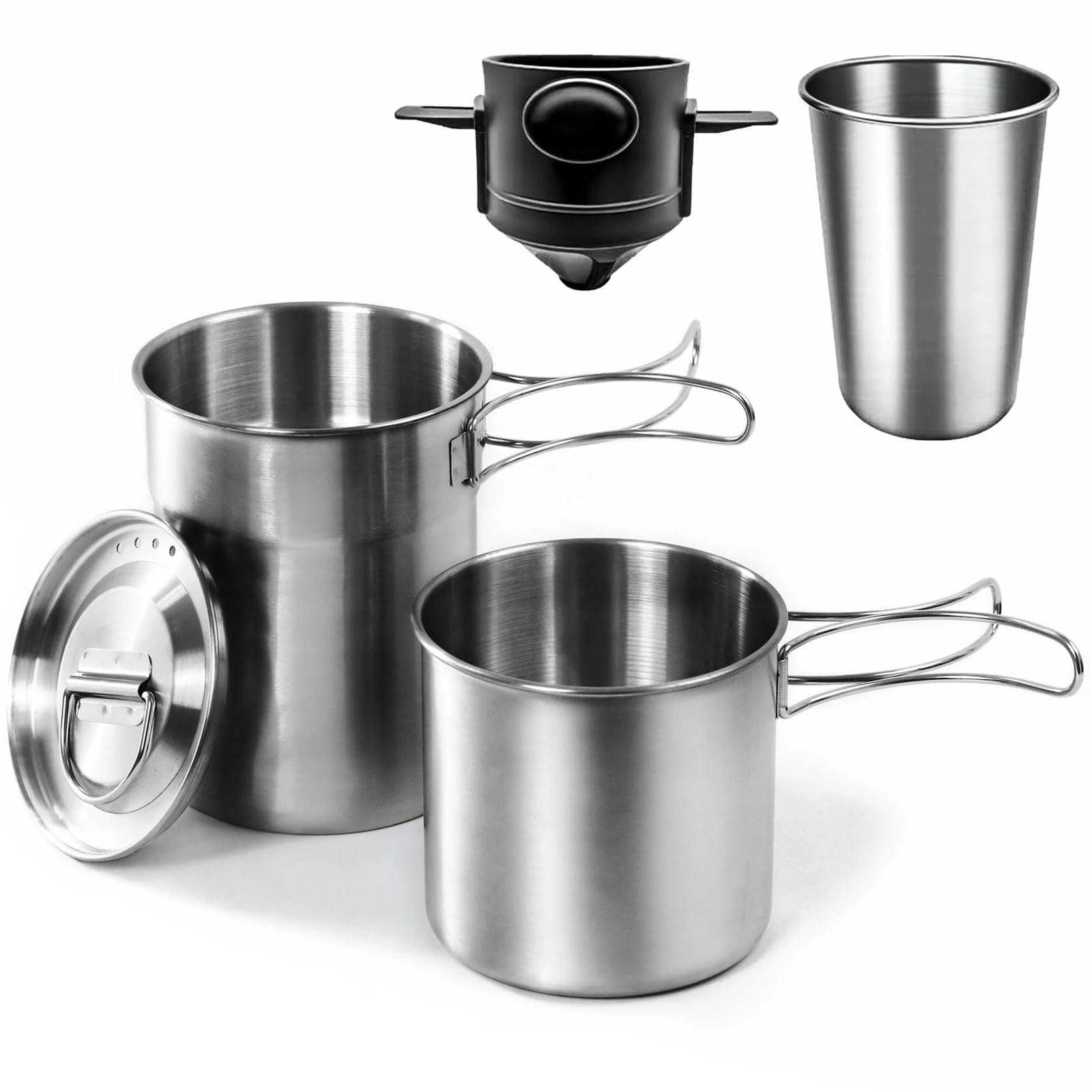 POWER PARACORD Camping Cups & Mugs - 2 Count 33oz 24oz