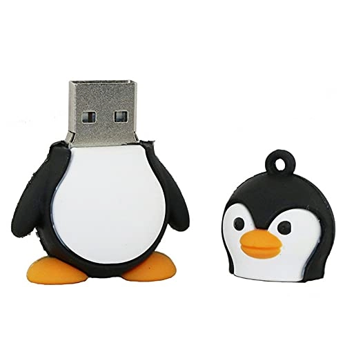 Penguin Shape USB Flash Drive - USB 2.0 64GB