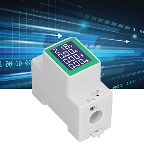 AC DIN Rail Meter - AC50-300V 0-100A