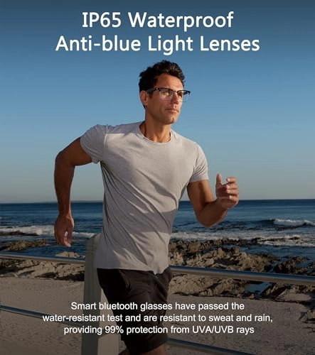 AI Smart Glasses - 116 Languages Bluetooth 5.4 UV400