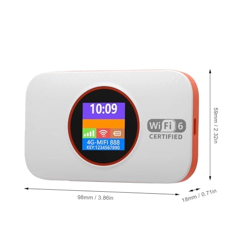 Portable WiFi Hotspot - 300Mbps WiFi 6