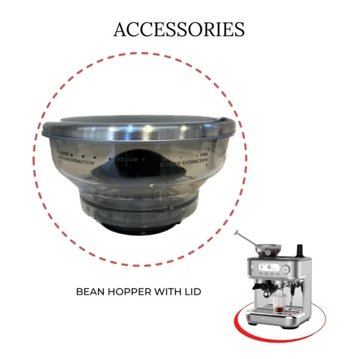 Commercial Premium - Built-In Grinder 15-Bar Digital Display Milk Frother