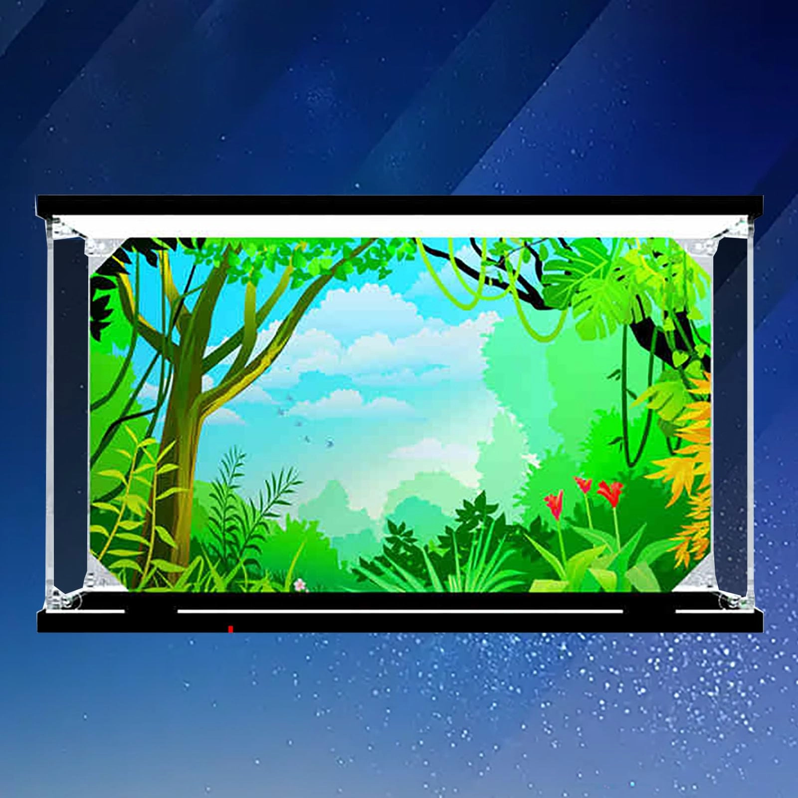 Acrylic Display Case - 35x25x25cm Dustproof Transparent