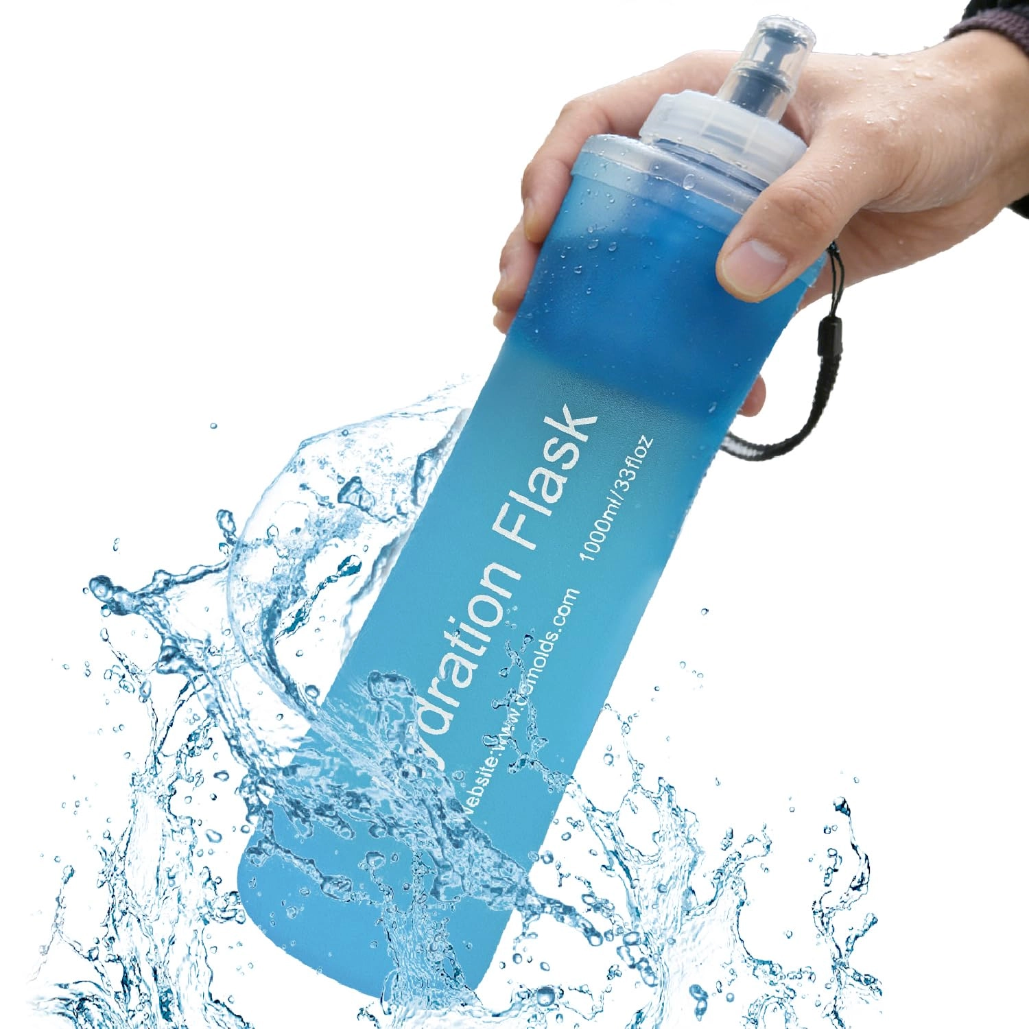 Axen Collapsible Water Bottle Filter 1000 ml