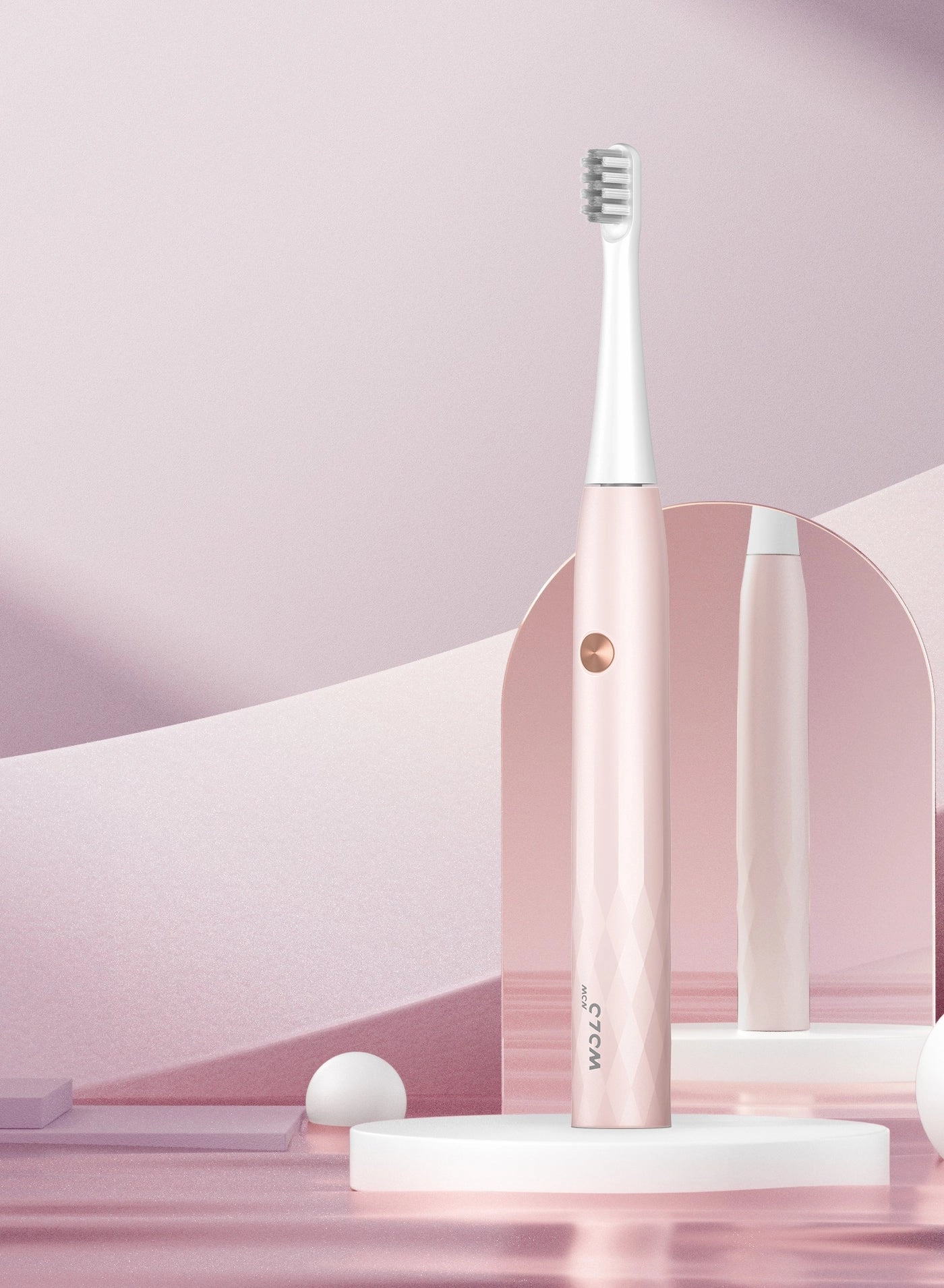 Electric Ultrasound Rechargeable Toothbrush - Long-Lasting Battery 3 Cleaning Modes