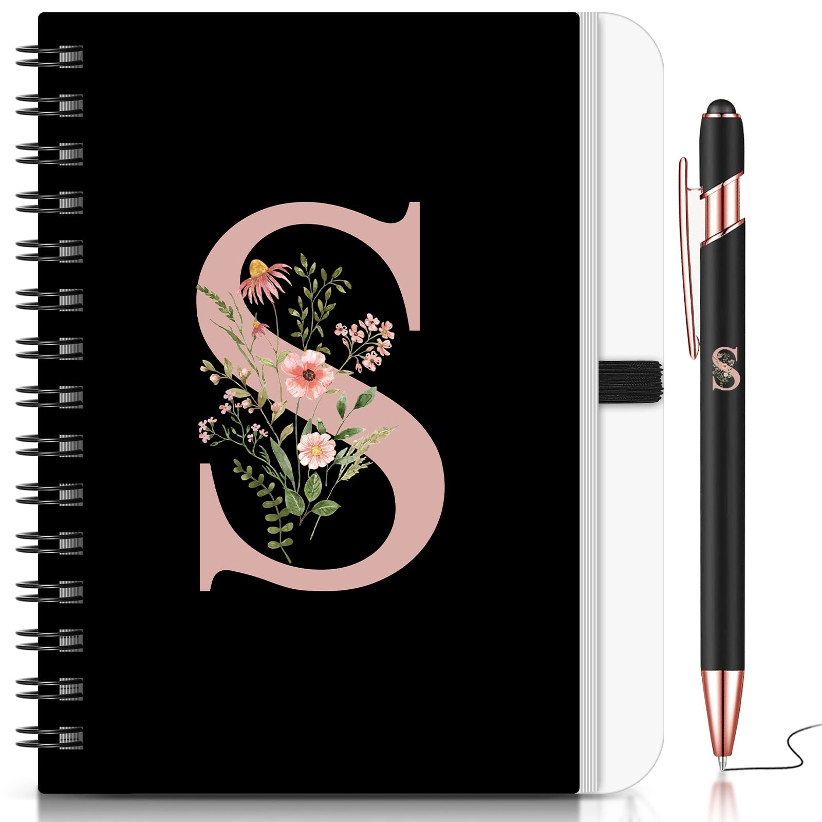B6 Spiral Notebook - 1.0 Count + Bamboo Ballpoint Pen