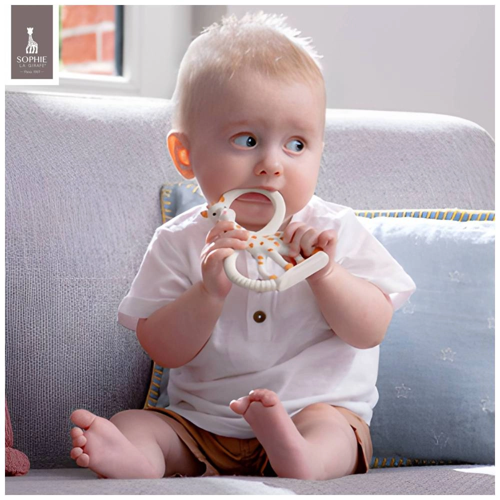 So'Pure Ring Teether - 100% natural rubber