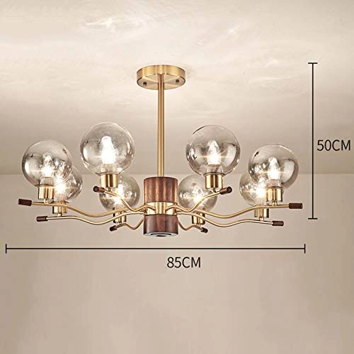 E27 Japanese Style Log Belt Chandelier - 4 head White