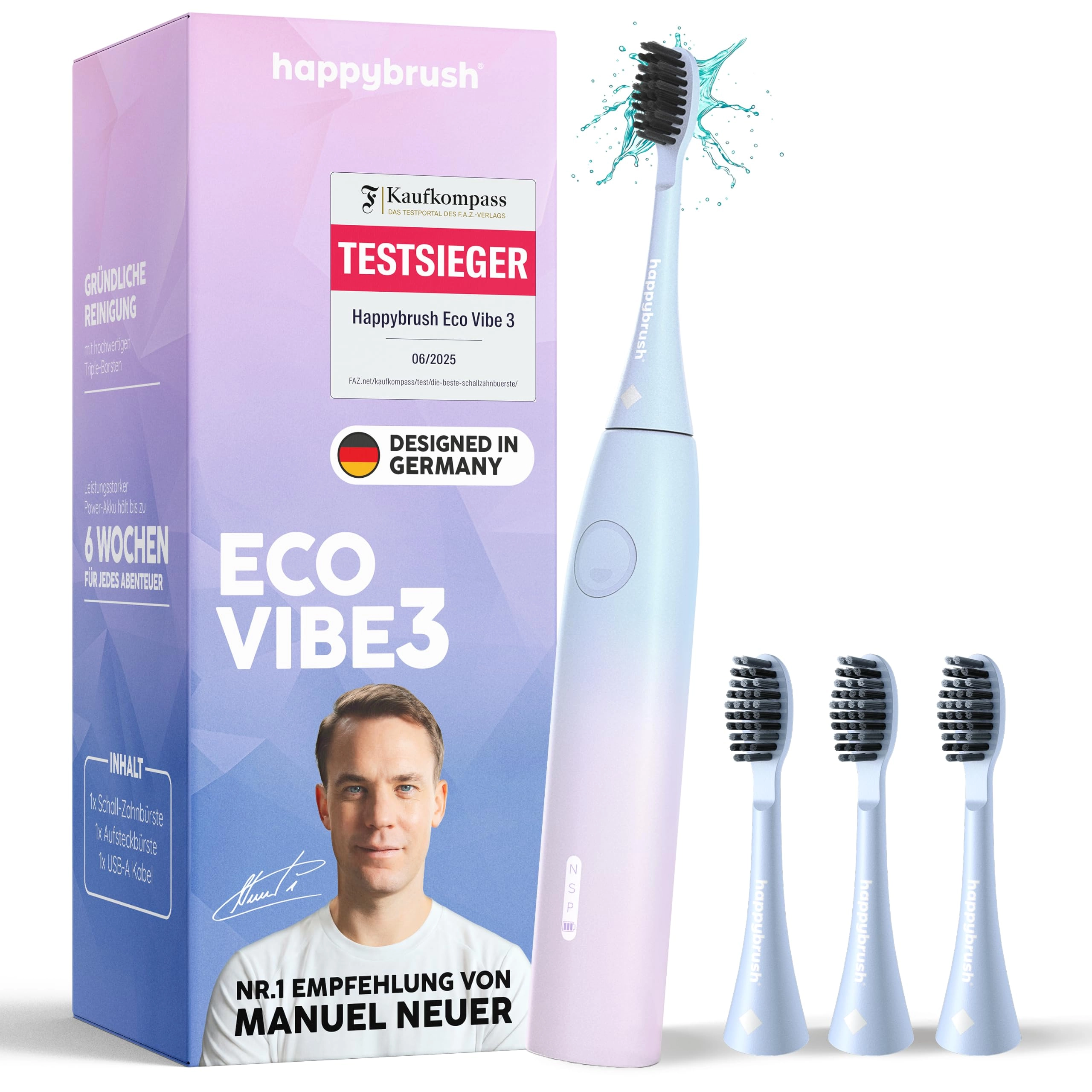 happybrush Eco Vibe Lite - Sonic 6 Weeks Starter Set