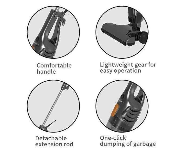 2 in 1 Multifunctional Handheld Vacuum Cleaner - 1000W Lightweight