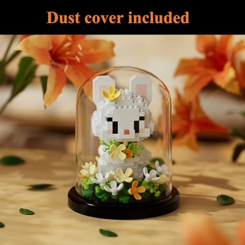 Artificial Flower Animal Building Set - Osmanthus Rabbit