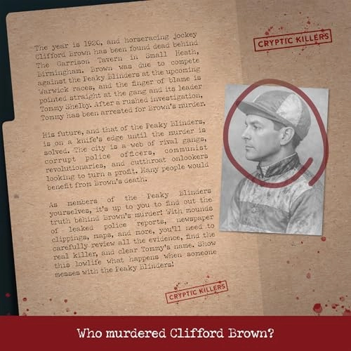 Peaky Blinders Case File Game - English 14+ 1.0 Count