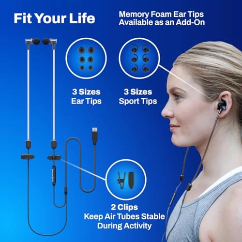 Air Tube Stereo Wired Earbud