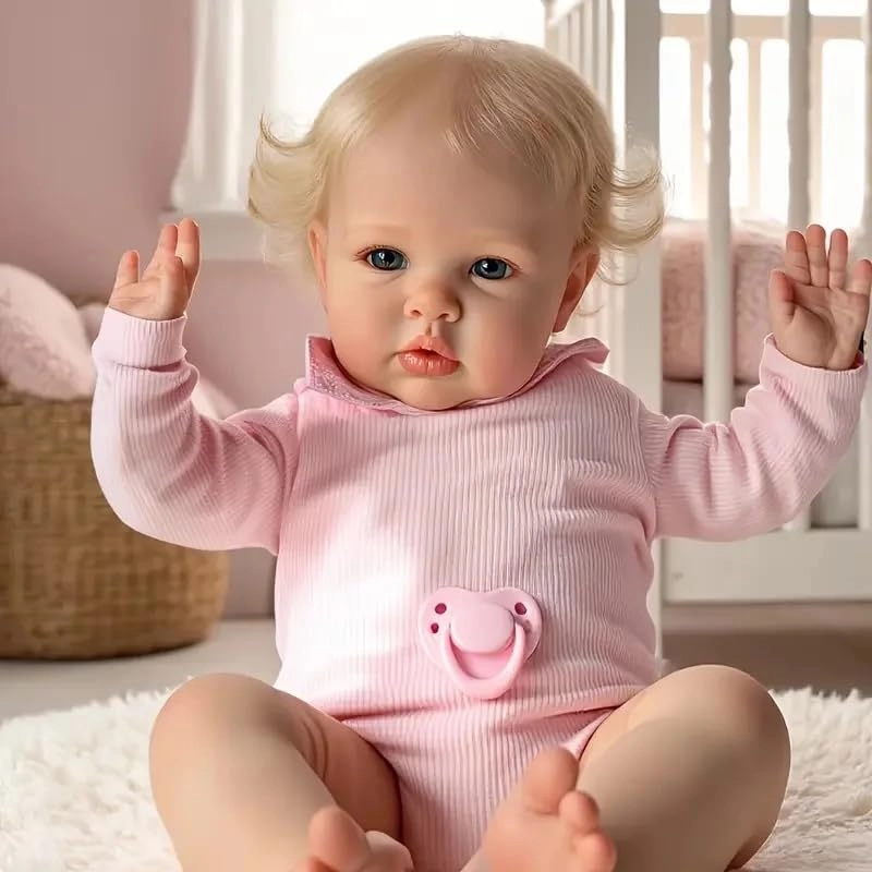 Ellie Reborn Baby Doll - 24 inches Silicone vinyl Ages 3+