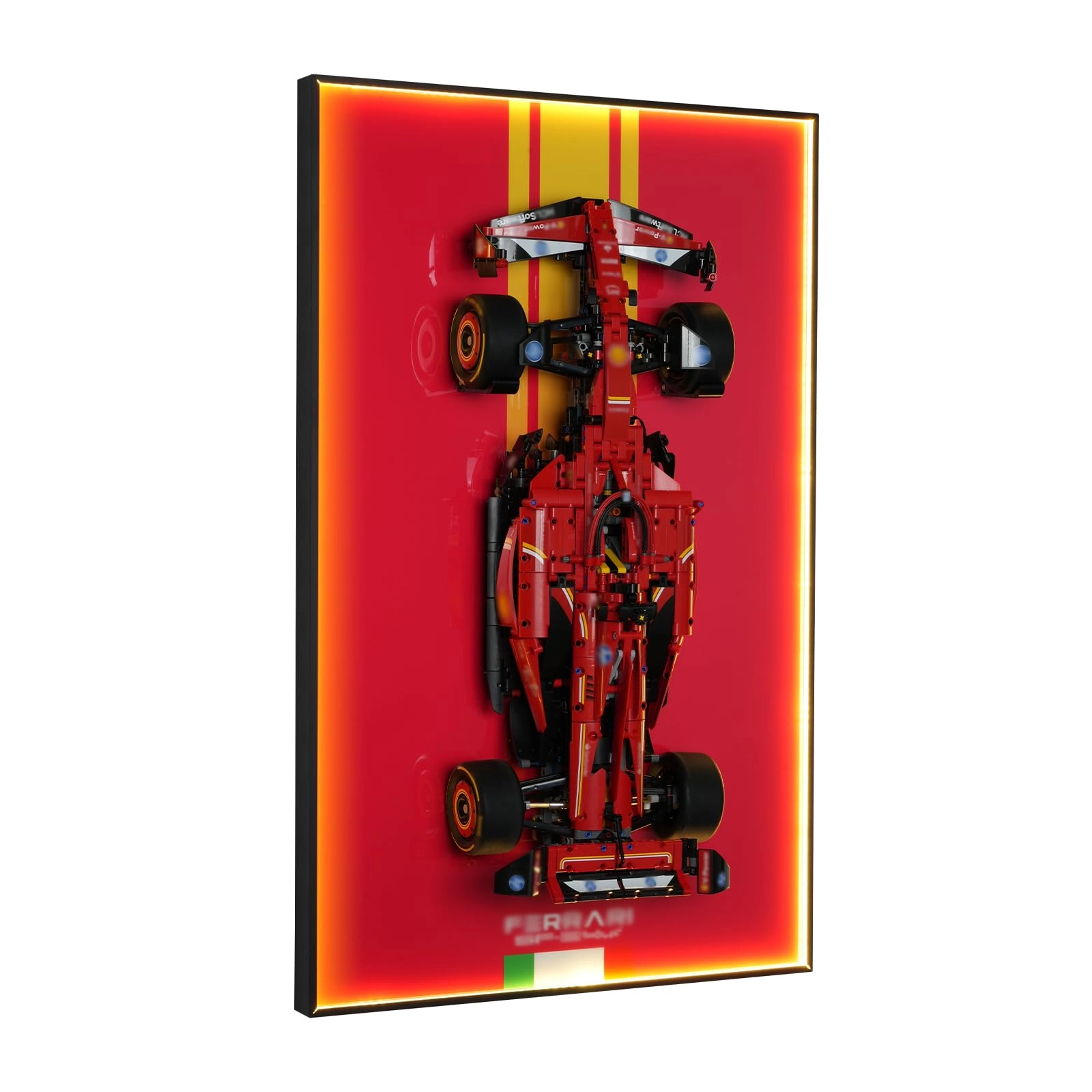 popbricks Illuminated Wall Display Board - Engineered Wood