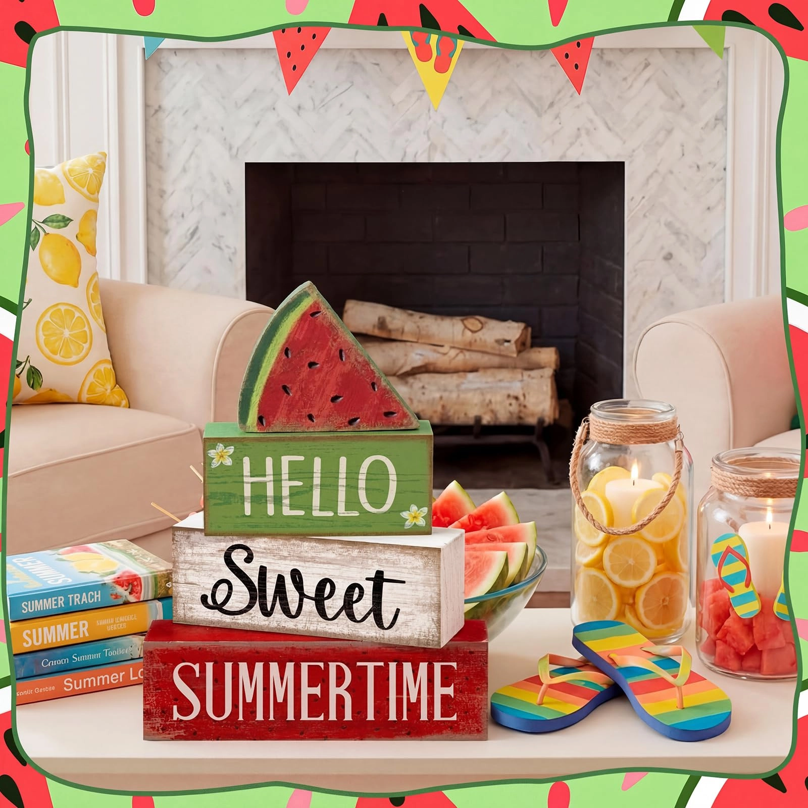 Watermelon - 4 Pcs summer
