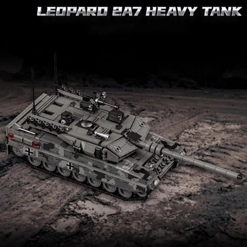 Leopard 2A7 - 1006 Pieces Moving Turret