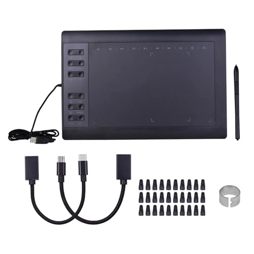 Digital Graphic Tablet - 10x6 Inch 8192 Levels